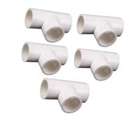 YYDSWTW Tee CONNECTEUR 3 Way Equal Tee pour la plomberie et Le Tuyau de vidange Blanc 20mm