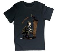 Yyegf5500100% Cotton Tom Waits Piano T Shirts for Man Men's Male Black S