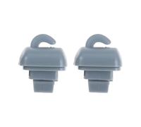 YYFHR Lot de 2 clips fixation for pare-soleil avant voiture, Convient for modèles TT A6 Allroad Quattro AVANT S6 1998-2005 4B0857562 supports de fixation pour pare-soleil(Grey)