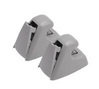 YYFHR Lot de 2 clips fixation for pare-soleil voiture, Convient for Cruze et Sonic Spark (95994975), gris, fixations for avant, crochet suspension intérieur supports de fixation pour pare-soleil