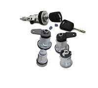 YYGGWL Cylindre De Serrure Arrière De Coffre Pour Ford Fiesta 1996-2002, 2 Clés, Actionneur Loquet Coffre, Argenté, Manuel