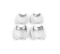 YYGGWL Garniture chromée pour poignée Compatible avec Hyundai Accent RB 2011-2018 Couvre-Poignée Extérieur à Trou Unique Film Protecteur Anti-Rayures(Small door bowl plating)