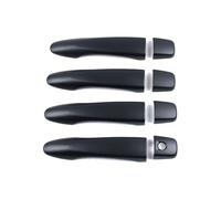 YYGGWL Garniture chromée pour poignée Compatible Avec Koleos HZG 2017-2020 Décoratif Poignée De Porte 1 Trou Antiravure Accessoires(Matte black)