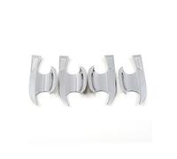 YYGGWL Garniture chromée pour poignée Compatible Avec Teramont Touareg X 2017-2024 Protections Poignées De Porte Sans Perçage Film Décoratif Anti-Rayures(Blade door bowl plating)