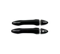 YYGGWL Garniture chromée pour poignée Compatible Kia K3 2012-2016 Baguette Chromée À Trou Unique Pour Poignée Protection Antirayure Pour Encoche De Porte Modifiée(2 doors bright black)