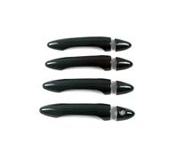 YYGGWL Garniture chromée pour poignée Compatible Kia K3 2012-2016 Baguette Chromée À Trou Unique Pour Poignée Protection Antirayure Pour Encoche De Porte Modifiée(Motif en fibre de carbone)