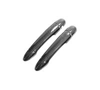 YYGGWL Garniture chromée pour poignée Compatible Koleos Y 2007-2016 Protège-Poignée De Porte Sans Perçage Protection Antirayure Pour Encoche Et Poignée De Voiture(2 doors carbon fiber pattern)