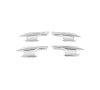 YYGGWL Garniture chromée pour poignée Compatible MG Mulan MG4 2022-2024 Conduite À Droite Cache Poignée Monotrou Double Capteur Anti-rayures Pour Logement De Porte(Blade door bowl plating)