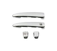 YYGGWL Garniture chromée pour poignée Compatible Outback 2009-2013 BR B14 Cache Protecteur 1 Capteur Anti-rayures Pour Poignée Monotrou Avec Logement(2 doors electroplated)