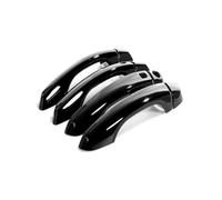 YYGGWL Garniture chromée pour poignée Compatibles Avec Hyundai Verna Accent Elantra 2017-2020 Habillage Double Intelligent Monotrou De Poignée Pour Personnalisation Auto(Bright black)