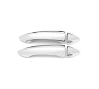 YYGGWL Garniture chromée pour poignée Film Protecteur Anti-Rayures Pour Cruze 2017-2018 - Cache-Poignée Sans Perçage Avec Bande Décorative Pour Portières Extérieures(2 doors electroplated)