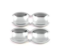 YYGGWL Garniture chromée pour poignée Kit De Contre Les Rayures Pour Poignée Et Bol De Porte À Trou Unique Familia Y12 2007-2018(Small door bowl plating)