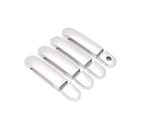 YYGGWL Garniture chromée pour poignée Kit De Contre Les Rayures Pour Poignée Et Bol De Porte À Trou Unique Familia Y12 2007-2018(Ordinary electroplating)