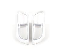 YYGGWL Garniture chromée pour poignée Kit De Garniture Intérieure Et Extérieure Pour Poignée Et Bol De Porte Avec Commutateur De Vitre Toyota Alphard Série 30 2015-2021(Inner door bowl-silver)