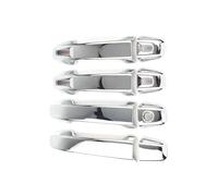 YYGGWL Garniture chromée pour poignée Kit De Garniture Intérieure Et Extérieure Pour Poignée Et Bol De Porte Avec Commutateur De Vitre Toyota Alphard Série 30 2015-2021(Handle-silver)