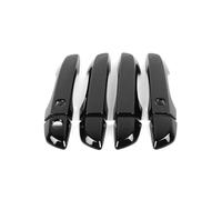 YYGGWL Garniture chromée pour poignée Poignées De Porte Décoratives Pour Envix 2019-2024 Protections Anti-Rayures Accessoires De Bande Décorative(Intelligent Carbon Fiber Texture 8)