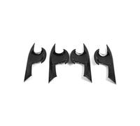 YYGGWL Garniture chromée pour poignée Poignées De Porte Décoratives Pour Envix 2019-2024 Protections Anti-Rayures Accessoires De Bande Décorative(Door Bowl- Black 4)