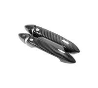 YYGGWL Garniture chromée pour poignée Pour Accord IX 2013-2017 Protège-Poignée Monotrou Double Intelligent Pour Encadrement De Porte Et Gâche Extérieure(2 doors carbon fiber pattern)