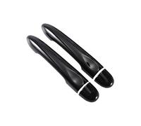 YYGGWL Garniture chromée pour poignée Pour Alpine A110 2017-2022 Coupé Protège-poignées Sans Perçage Anti-Rayures Protection De Cuvette Extérieure(Bright black)