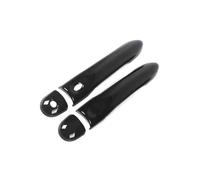 YYGGWL Garniture chromée pour poignée Pour Alpine A110 2017-2022 Protège-poignées Monotrou Anti-Rayures Protection Cuvette Extérieure Accessoires(1 smart bright black)