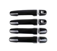 YYGGWL Garniture chromée pour poignée Pour Daihatsu BeGo J200 2006-2016 Anti-Rayures Double Trou Pour Poignée Extérieure Avec Kit De Personnalisation De Cuve(Bright black)