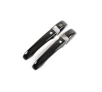 YYGGWL Garniture chromée pour poignée Pour Dodge Magnum 2005-2008 Protège-Poignée Monotrou Double Intelligent Film Protecteur Anti-Rayures Pour Modification De Gâche(2 doors bright black)