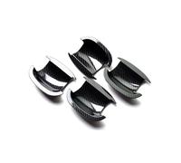 YYGGWL Garniture chromée pour poignée Pour Lavida 2013-2017 Protège-Poignée Avec Bande Décorative Anti-Rayures Film De Protection(Small door bowl carbon fiber)