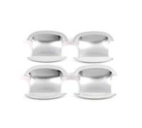 YYGGWL Garniture chromée pour poignée Pour Passat 2011-2017 Bande Chromée Poignée De Porte Couverture Décorative Anti-rayures(Small door bowl plating)