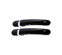 YYGGWL Garniture chromée pour poignée Pour Rapid 2012-2018 Protection Anti-Rayures Sans Perçage Pour Poignée De Porte Et Kit De Modification De Cuve(2 doors bright black)