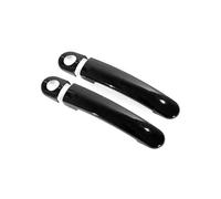 YYGGWL Garniture chromée pour poignée Pour Santana 2013-2015 Protège-poignée Anti-rayures Pour 1 Ou 2 Trous De Porte Auto(2 doors Double holes Bright black)