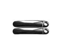 YYGGWL Garniture chromée pour poignée Pour Santana 2013-2015 Protège-poignée Anti-rayures Pour 1 Ou 2 Trous De Porte Auto(2 doors double hole carbon fiber)