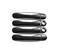 YYGGWL Garniture chromée pour poignée Pour Santana 2013-2015 Protège-poignée Anti-rayures Pour 1 Ou 2 Trous De Porte Auto(Double hole carbon fiber)