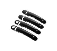 YYGGWL Garniture chromée pour poignée Pour Santana 2013-2015 Protège-poignée Anti-rayures Pour 1 Ou 2 Trous De Porte Auto(Double hole bright black)