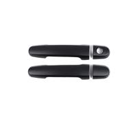 YYGGWL Garniture chromée pour poignée Pour Toyota Allion 2001-2007 Monotrou Anti-Rayures Pour Poignée Et Cuve Avec Kit De Personnalisation(2 doors matte black)