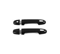 YYGGWL Garniture chromée pour poignée Pour Toyota Aqua P10 2012-2021 Poignée Monotrou Double Intelligent Bande Chromée Couverture Décorative Anti-rayures(2 doors bright black)