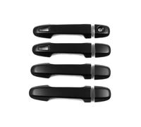 YYGGWL Garniture chromée pour poignée Pour Toyota Aqua P10 2012-2021 Poignée Monotrou Double Intelligent Bande Chromée Couverture Décorative Anti-rayures(Matte black)