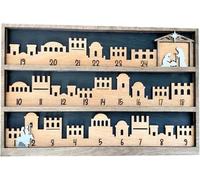 YYGJYGOO Calendrier de l'Avent des Vacances de Noël 2024, Compte à rebours de Jésus, Compte à rebours de Noël, Calendrier de l'Avent en Bois, Calendrier de l'Avent 2024(1pcs)