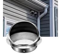 YYGJYGOO Chimney Cowl Cap, Grille Ventilation pour Cuisine, Sortie d'air Murale, Bouchons d'aération Bull Nose, Pas de persiennes(Size:200mm/7.87in)