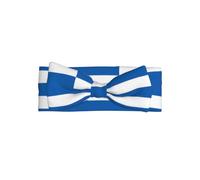 YYHHAOFA Bandeau pour bébé avec nœud imprimé drapeau grec - Accessoire doux et extensible pour séance photo de bébé et tenues mignonnes