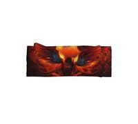 YYHHAOFA Bandeau pour bébé avec nœud imprimé phénix orange et rouge - Couverture douce et extensible pour photographie de nouveau-né et cadeau de fête prénatale