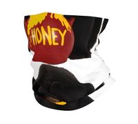 YYHHAOFA Bear Eats Honey Prints Active Head Wrap - Cache-cou sans couture à séchage rapide pour les aventures en plein air et un usage quotidien élégant