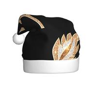YYHHAOFA Beau chapeau de Noël à paillettes dorées pour adulte, ce qui en fait un cadeau amusant et durable pour homme et femme