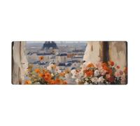 YYHHAOFA Beautiful Pylons In The Distance Tapis de souris imprimé extra large pour bureau d'ordinateur Clavier de jeu antidérapant Version épaisse 30,5 x 80 cm