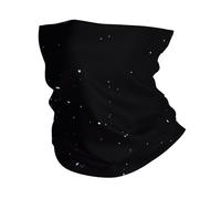 YYHHAOFA Cache-cou actif à pois noirs et blancs - Sans couture, séchage rapide pour les aventures en plein air et un usage quotidien élégant
