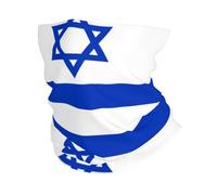 YYHHAOFA Cache-cou actif imprimé drapeau israélien - Sans couture, séchage rapide pour les aventures en plein air et un usage quotidien élégant