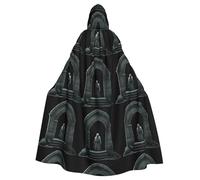 YYHHAOFA Cape à capuche pour adulte motif tombe du diable pour homme et femme