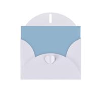 YYHHAOFA Carte de vœux blanche avec motif étoile bleue 10,2 x 15,2 cm pour Noël, anniversaire d'enfant, Saint-Valentin, anniversaire de mariage et invitations de fête