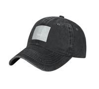 YYHHAOFA Casquette de baseball en denim délavé noir avec sangle réglable, coton classique pour homme et femme, Noir , Taille unique