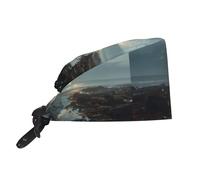 YYHHAOFA Casquette de travail de nettoyage Refracted Light from The Ocean Picture - Chapeau de chef pour homme et femme - Réglable - Respirant - Noir