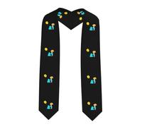 YYHHAOFA Châle ruban aplati pour anniversaire de petite fille - Étole en satin pour cérémonie de remise de diplôme, cadeau pour fils, filles, amis et sœurs, coin pointu, Taille unique